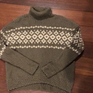 Vince cashmere and wool turtleneck sweater